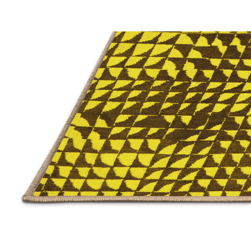 Washable Abstract Indoor Rug, Rectangle 8' x 10'