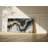 Abstract Geode Wall Art Print or Canvas Gold And Blue Marble Shape-99377937-99377939