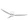 137cm Arren 3 - Blade Ceiling Fan with Remote Control and Light Kit Included