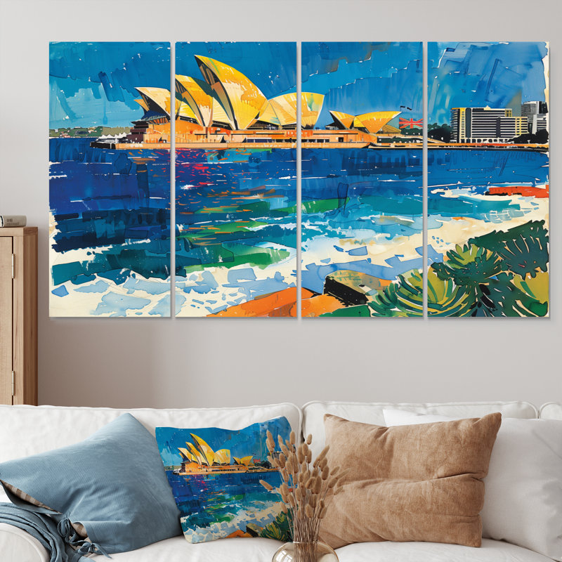 Pop Art, Sydney, Opéra de Landmark, ensemble de reproduction d'art mural, Australie, H 28 po x l 48 po