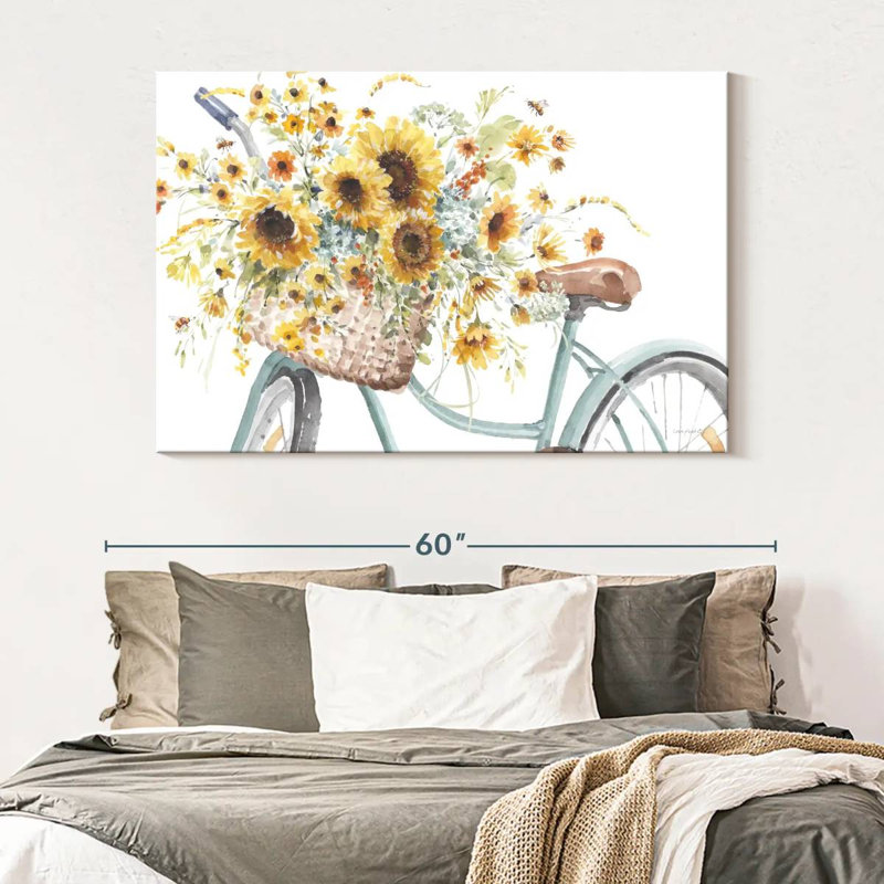 Tournesols pour toujours II, H 34 po x l 51 po