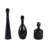 Set Of 3 8/11/15" Olympia Blue Ceramic Bottles