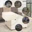 Banc de rangement avec repose-pieds Ashwika Vegan-86927368