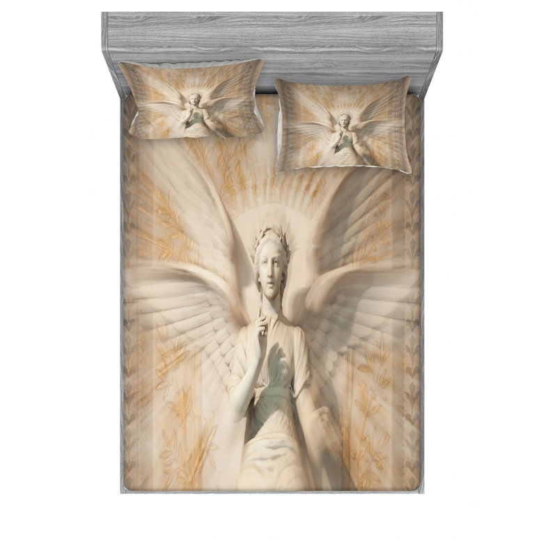 Microfiber Sheet Set, Queen Sheet Set with Fitted Sheet