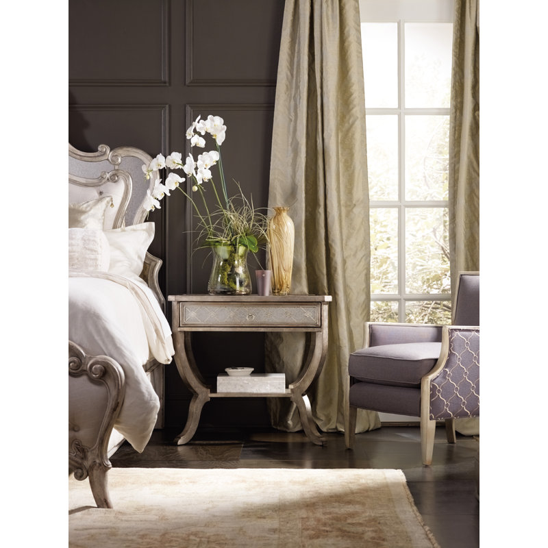 Sanctuary 1 - Drawer Solid Wood Nightstand