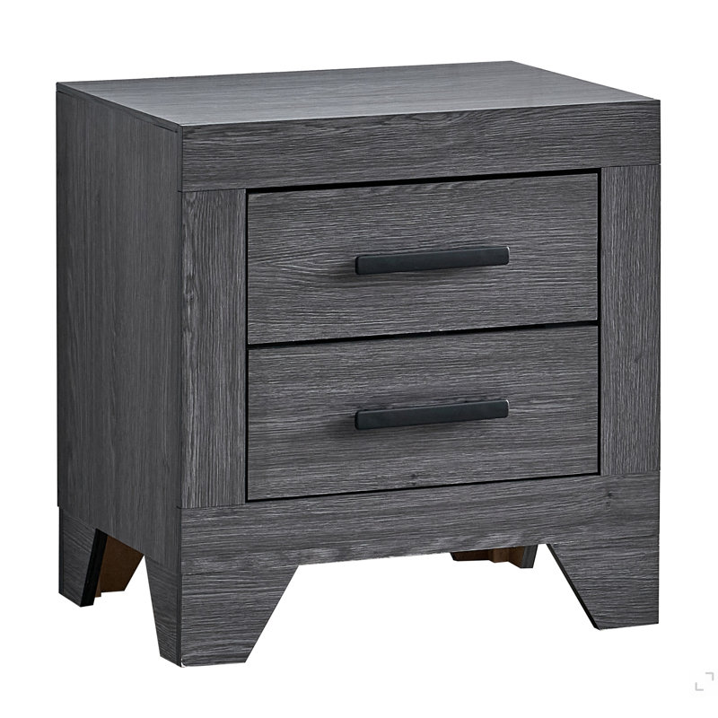 Textured Surface Nightstand