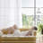 Silver Foil Printed Wave Pattern Semi Sheer Grommet Top Curtains (Set of 2)-1324674374