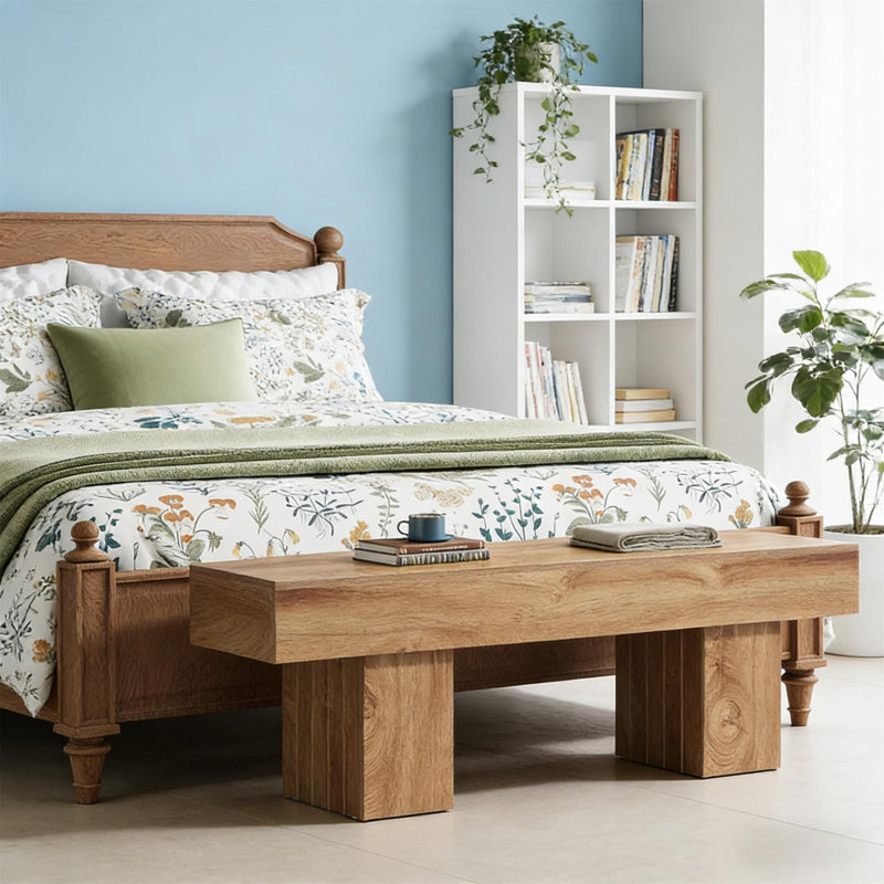 Banc de bout de lit moderne (avec banc inclus)