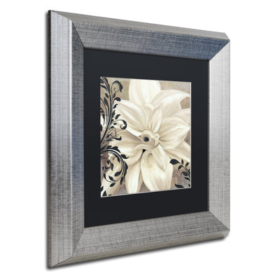 « winter white ii » par reproduction d’impression encadrée Jadaya
