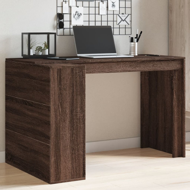 Desk, Brown oak/Look