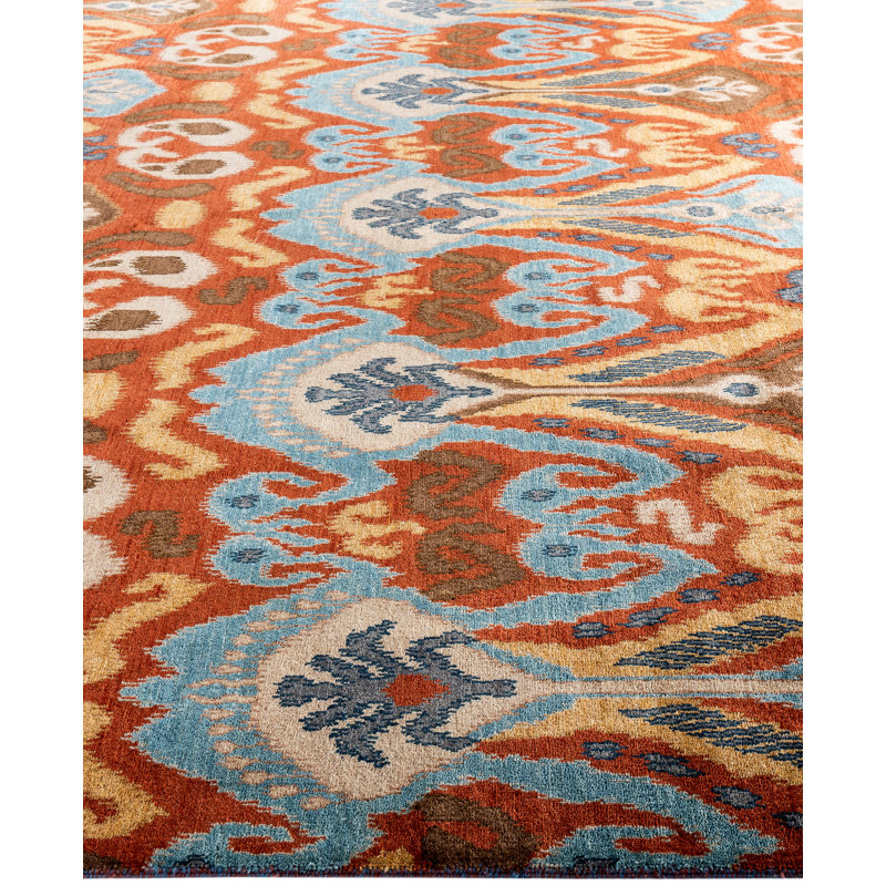 Overdyed One-of-a-Kind 8' 1" X 10' 1" Hand Knotted Area Rug