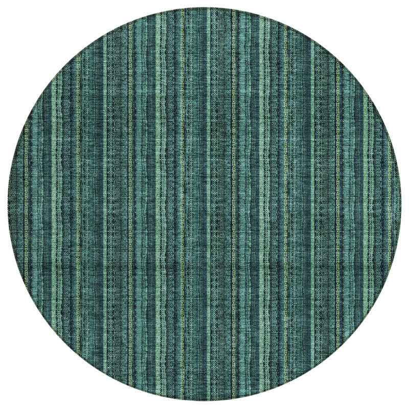 Chayden Rug with Non-Slip Backing, Rond 8 pi