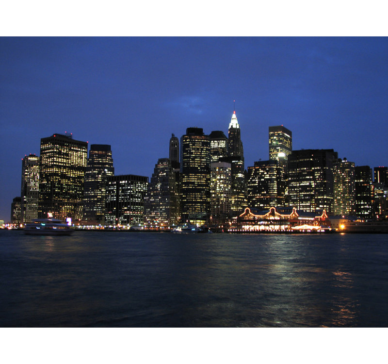 New York, Manhattan, horizon inférieur, H 28 po x l 37 po