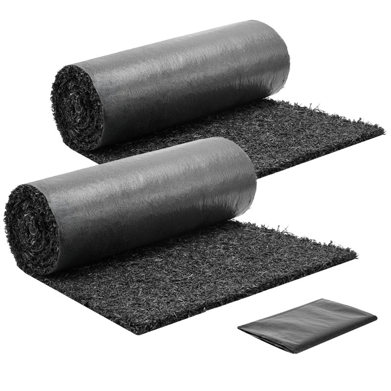 Rubber Rubber Mulch Mat Roll, 2