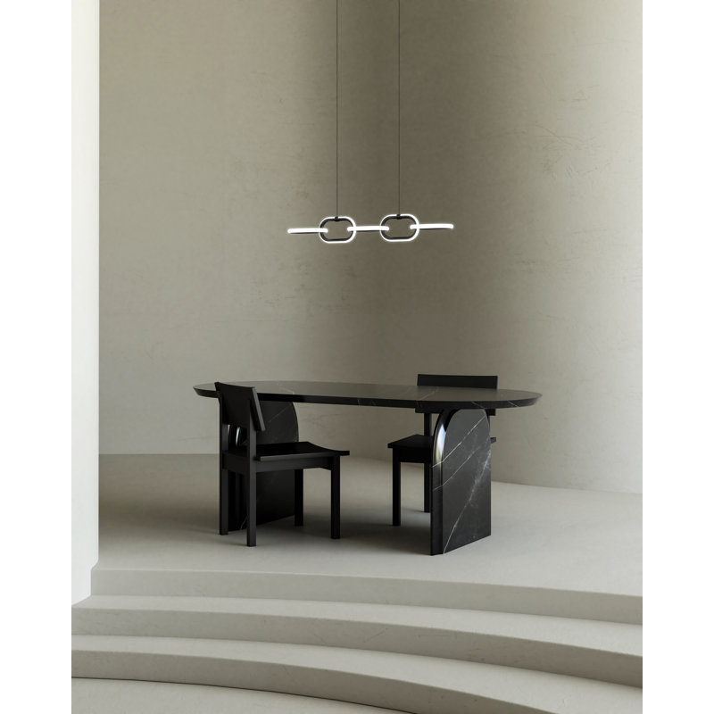 Airen 1 - Light Black LED Kitchen Island Pendant
