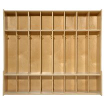 VEVOR Classroom Storage Cabinet Preschool Storage Shelves Wooden 8 Grids Toys Books