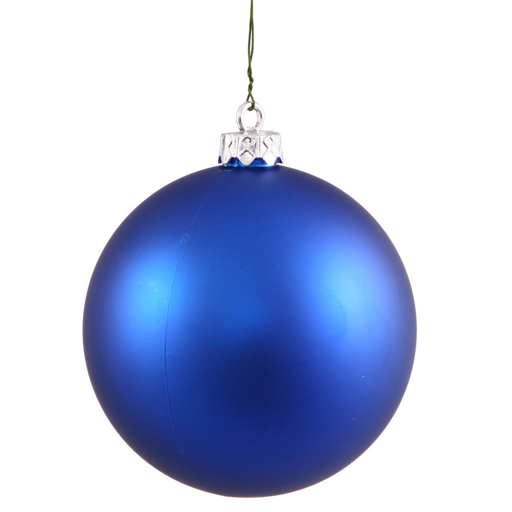 Shatterproof Bauble, 2.4'' H X 2.4'' W X 2.4'' D, Blue