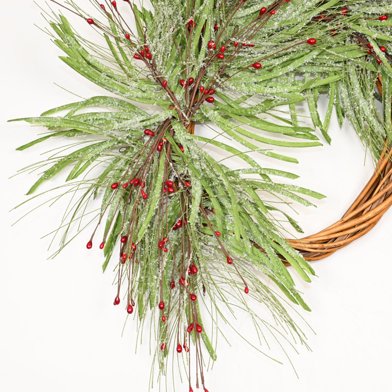 Couronne de Noël artificielle 26 po Frozon