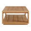 Table basse d'extérieur Shay de 48 po en eucalyptus huilé