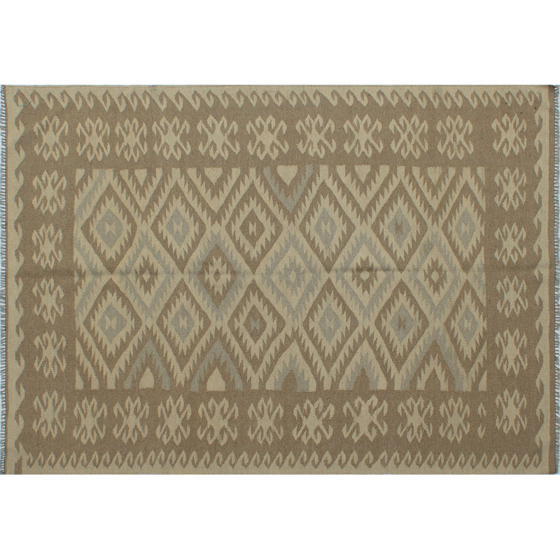 Benge Wool Geometric Indoor Rug