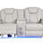 One-Touch Power Reclining Sofa With Adjustable Headrests, Ambient LED Lighting, And Integrated Cup Holders For Ultimate Comfort, Recliner-763250282