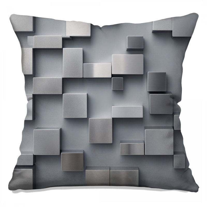Coussins Metallic, 14 x 14 inches