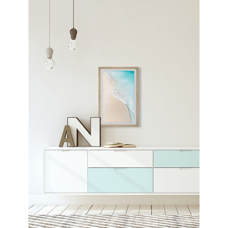 Off in Paradise 1 Piece Single Picture Frame Wall Art, 61cm H x 41cm W x 3.81cm D