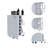 2-Shelf 6-Bottle Bar Cart With Division-414787232
