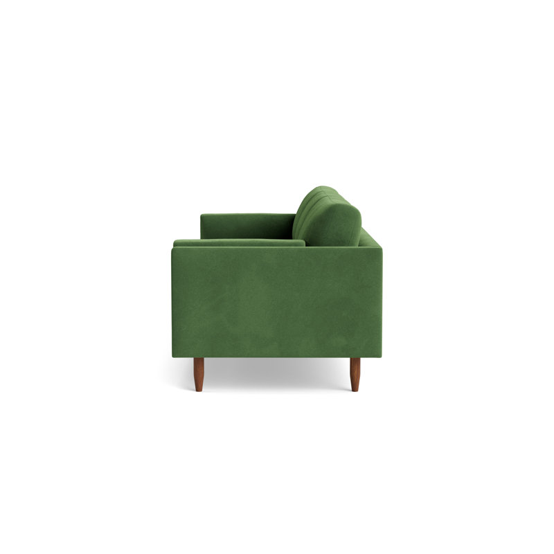 Skinny Fat Sofa (95"), Performance Velvet - Ivy