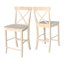 Tabouret de comptoir en bois massif Guzik-1950727749-1957863560