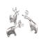 Nambe Blitzen Reindeer Set