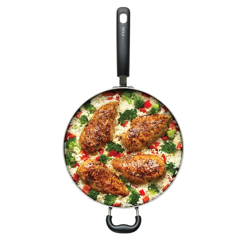 Grande cuisinière antiadhésive 5 pintes T-fal Essentials, noir