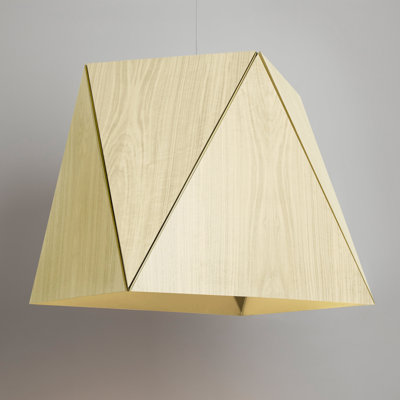 Lustre géométrique unique à 4 lumières Calx