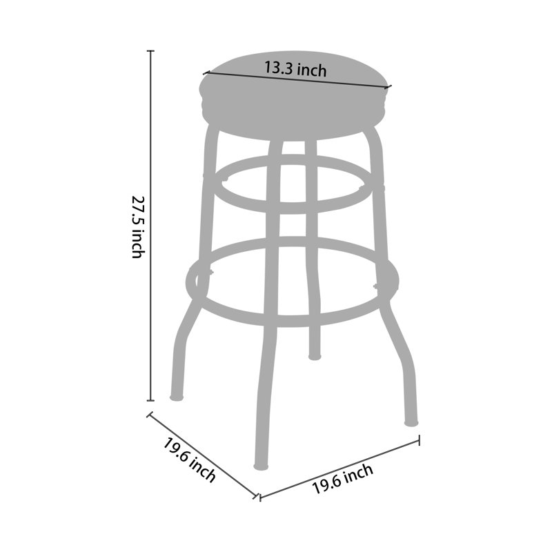 Tabouret de comptoir 27,5 po Abdulshakur