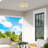 Ikeisha 15.5'' W 4 - Bulb Outdoor Semi Flush Mount-50664490