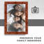 Cadre photo en bois massif Emmajane-2014527353