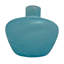 Vase en verre bleu 8 "