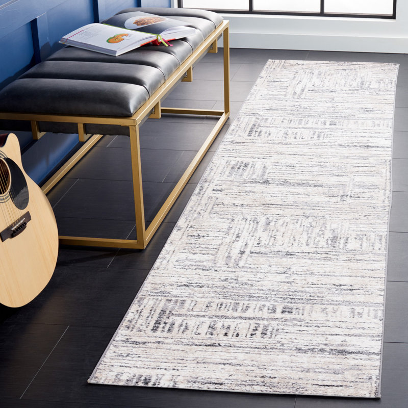 Hanka Performance Abstract Rug, Runner 2'3" x 9'