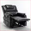 Fauteuils inclinables avec moteur de levage OKIN, plat à 180 °, capacité de 400 lb, siège très large | Polyuréthane gris anthracite | Assemblage facile