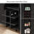71'' Tall Wine Bar Cabinet With Storage Hutch, Coffee Bar Cabinets With Table Power Outlet & RGB Lights, Wine Cabinet With Wine Glass Holder & Wine Rack-1709662536
