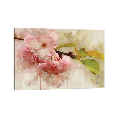 Blossom Elegance I by Leda Robertson - Wrapped Canvas Painting