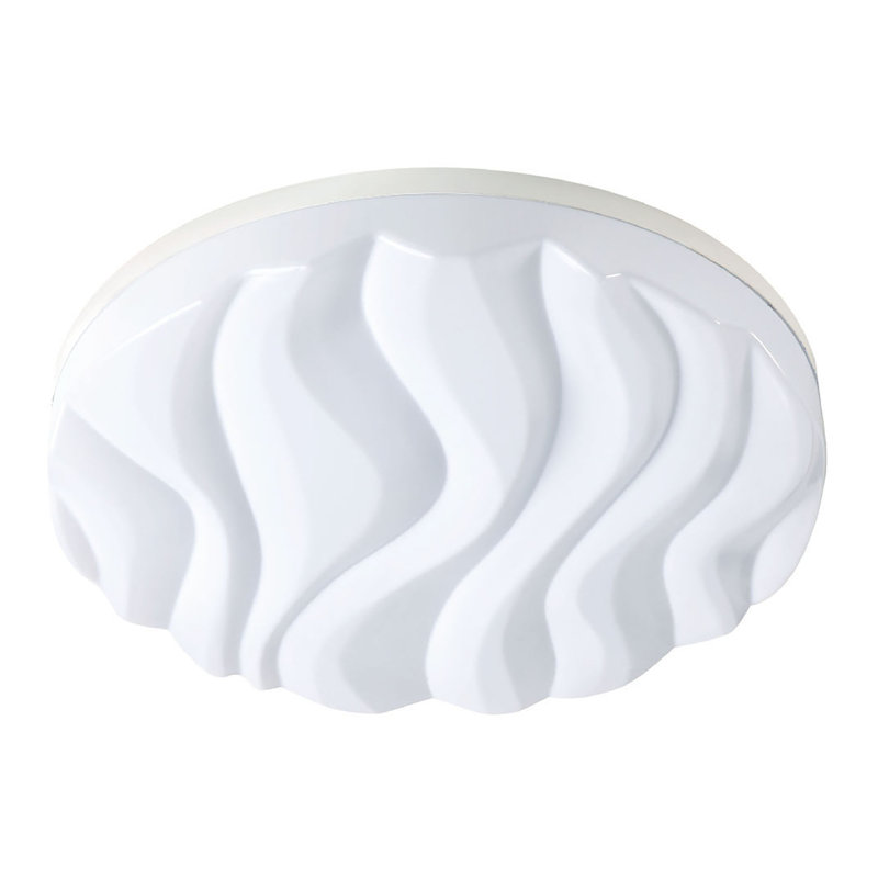 Jihane Acrylic LED Flush Mount, 45W