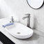 Robinet de salle de bain Waterfall - Poignée simple avec bonde escamotable (sans trop-plein), acier inoxydable