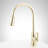 Amberley Single-Hole Pull-Down Spray Kitchen Faucet - Brushed Gold-99364408
