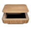 Table basse cannelée à plateau relevable avec rangement dissimulé et mécanisme de fermeture en douceur-1073779476