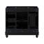 [Cabinet seulement] Meuble-lavabo noir de 36 po (lavabo non inclus)