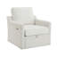 Fauteuil pivotant avec tissu chenille doux-2064389066