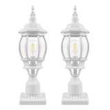 Benna 1-Light 18.9" H Hardwired Transparent Pier Mount Light