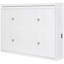 Lit double blanc - Meuble peu encombrant pour le bureau, confortable avec lattes flexibles dans la salle de sport, support de matelas absorbant courbé-960202215-960202212