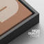 Geometric Line " Pastel Brown Tan Retro Wave Pattern "-70370407-70370406